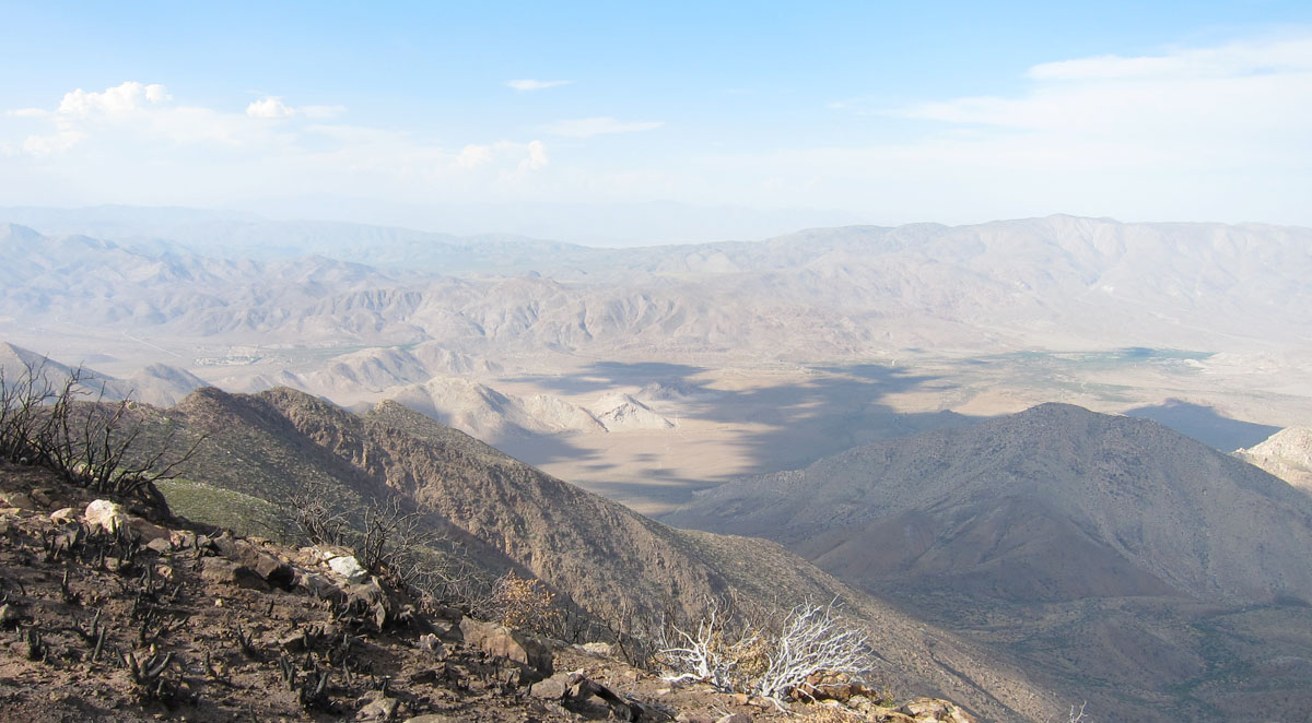 View from Cuyamaca Peak of the Anza Borrego Desert  ©2013 Eric Platt