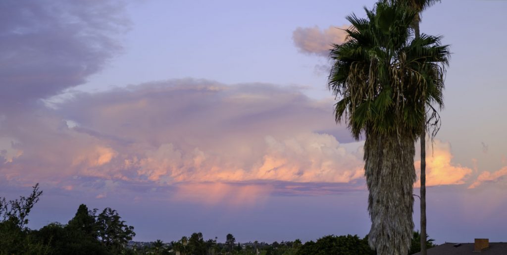 Cloud vewi sunset