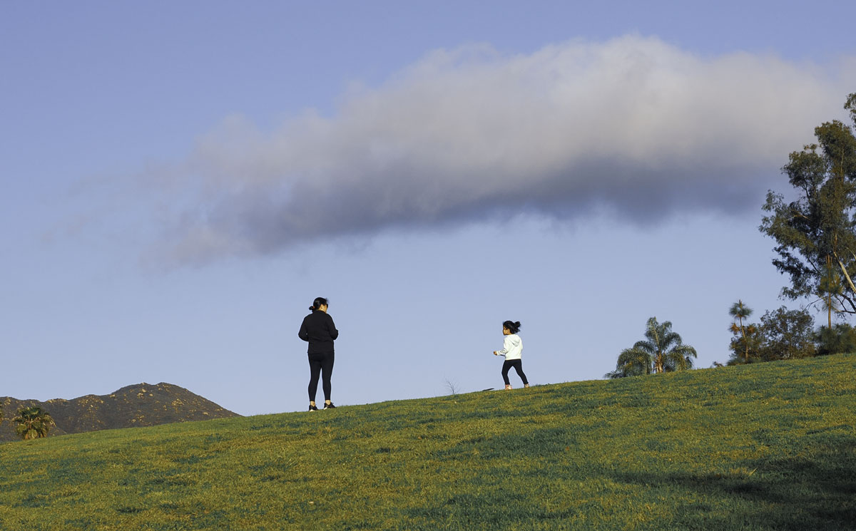 Mom Kid Grass Cloud ©2024 Eric Platt