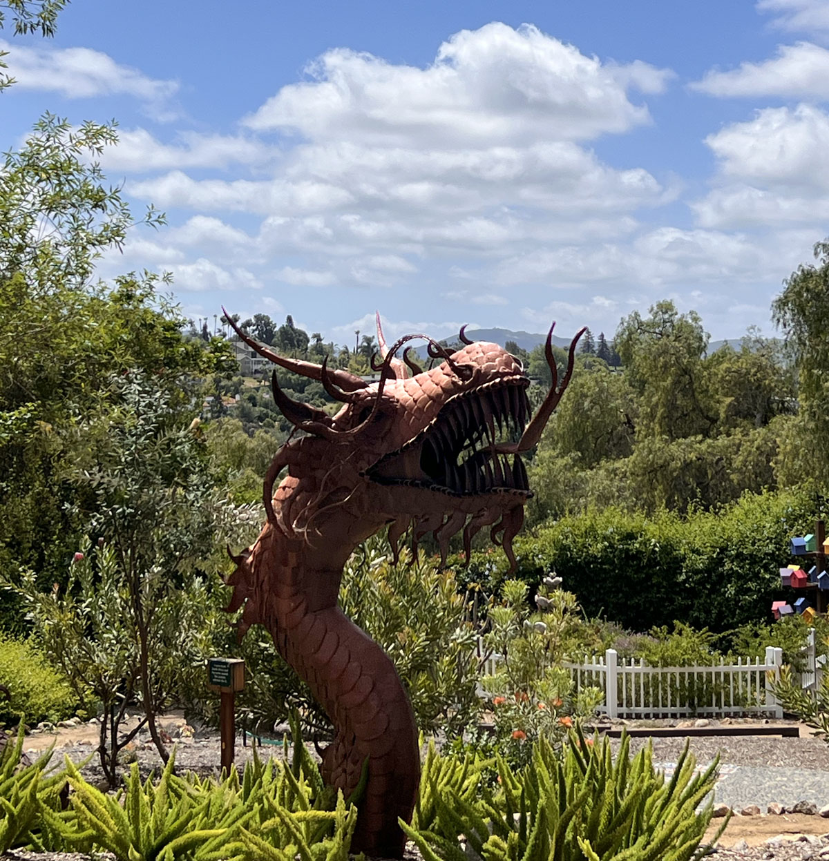 Dragon Sculpture, Alta Vista Botanical Garden